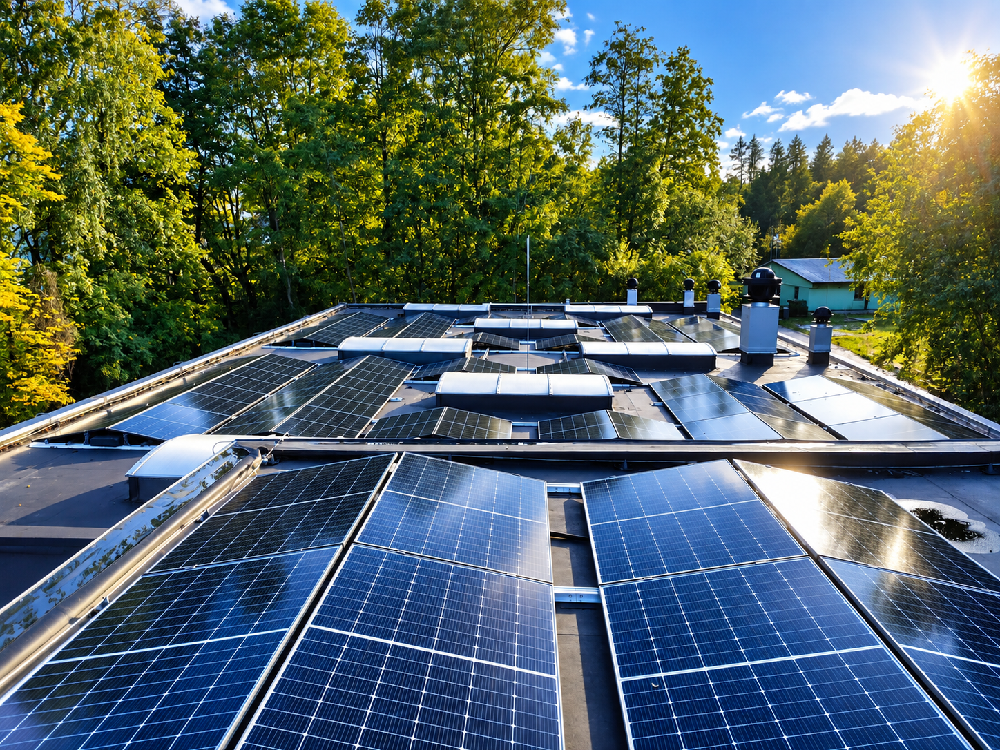 Instalacja fotowoltaiczna 39,89 kWp na dachu firmy AESSEAL Polska w Mazańcowicach