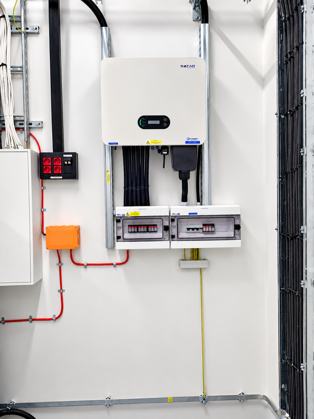 Falownik instalacji fotowoltaicznej 49,8 kWp dla firmy MERAWEX w Gliwicach